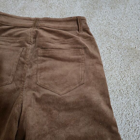 Universal Standard Cassidy High-Rise Corduroy Pants Women Brown Size 0 - Picture 6 of 15
